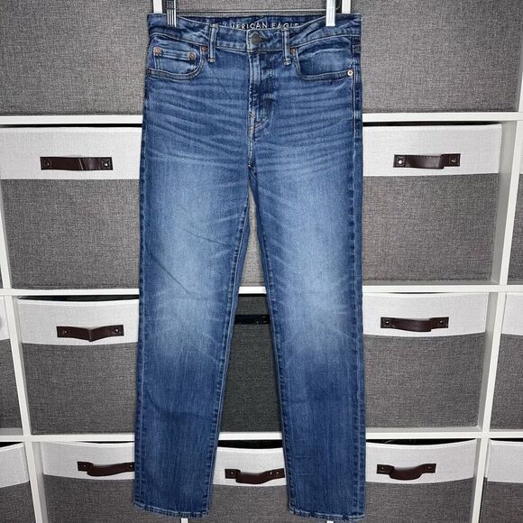 American Eagle AEO Original Straight Jeans Size 30 - Picture 3 of 11